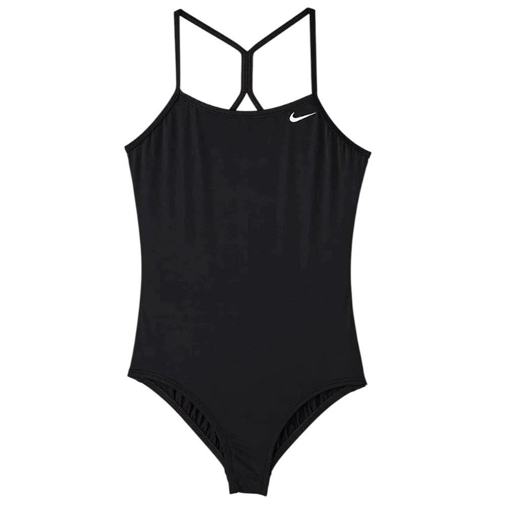 🏖️ NWT Nike Solid Racer Skinny Strap One-Piece Swimsuit Swimwear Swim Girl XS